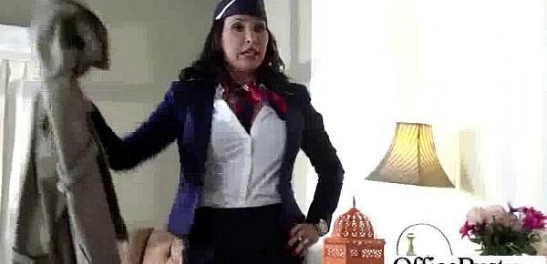  Busty Office Girl (lezley zen) Bang Hard Style At Work clip-22